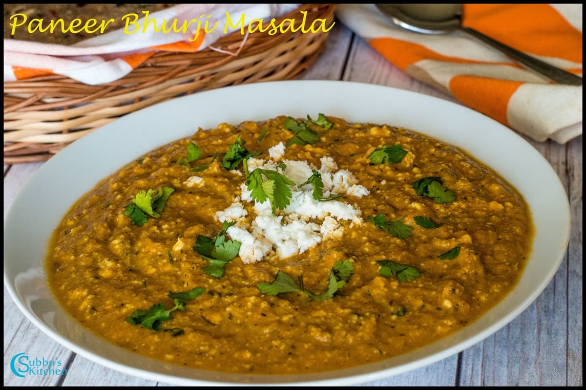 Paneer Bhurji Masala