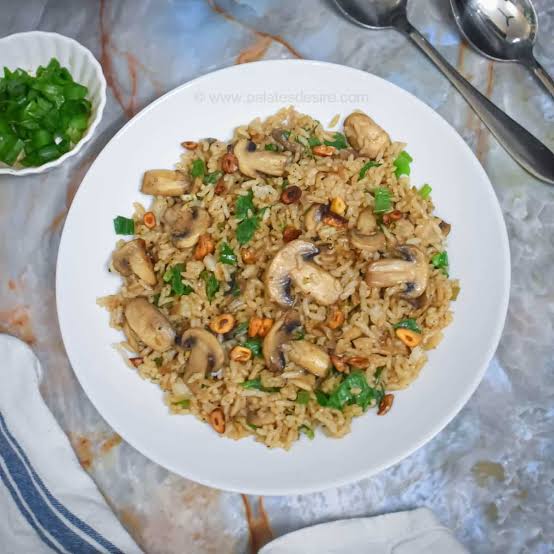 Mashroom Fried Rice